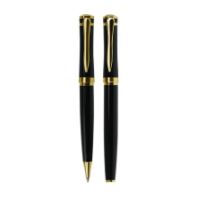 Pen de metal pesado Luxury Gold Ballpond Pen Grave Logo para presente de negócios